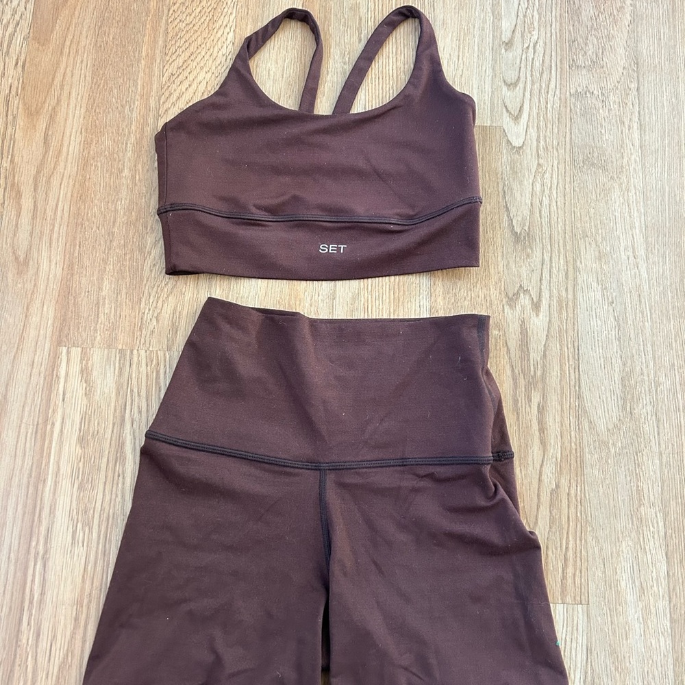SET Active Coco Brown Activewear Set